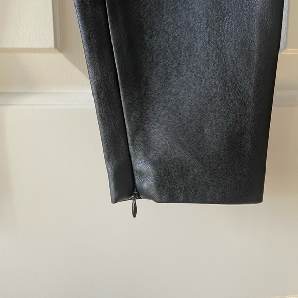 Zara Side Zip Pleather Legging - Picture 3 of 3